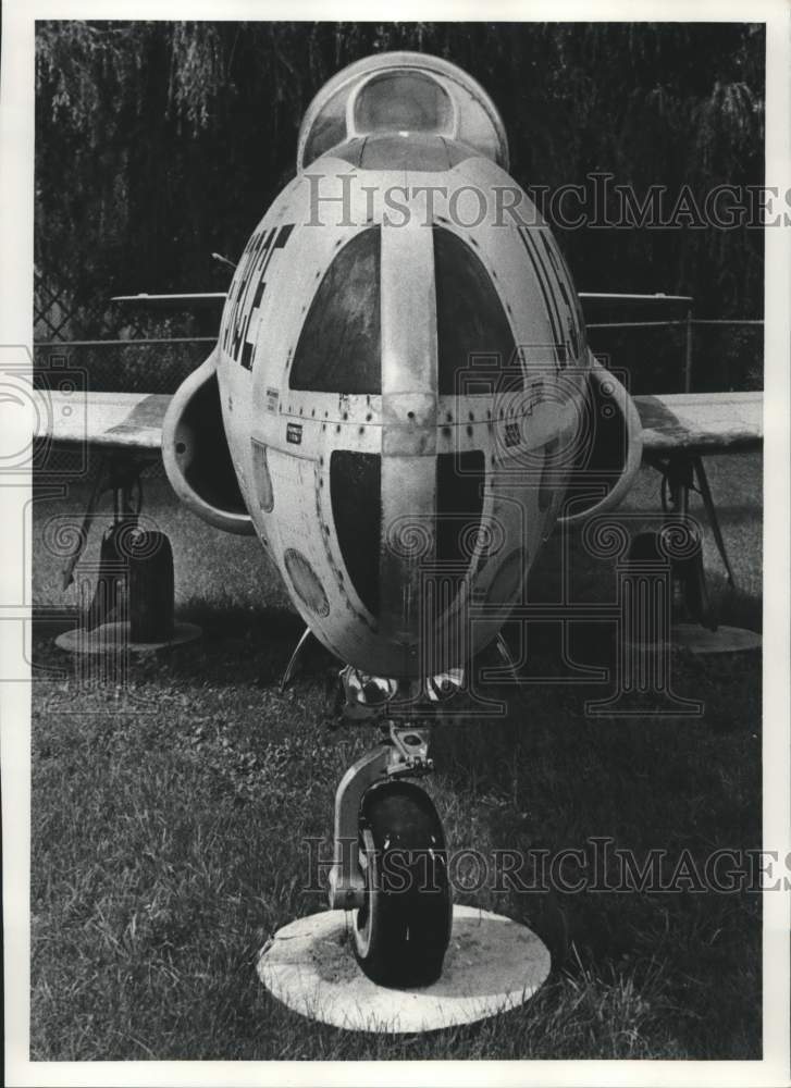 1978 Press Photo Nose of Air Force T-33 post World War 2 Jet trainer - mjc29821 - Historic Images