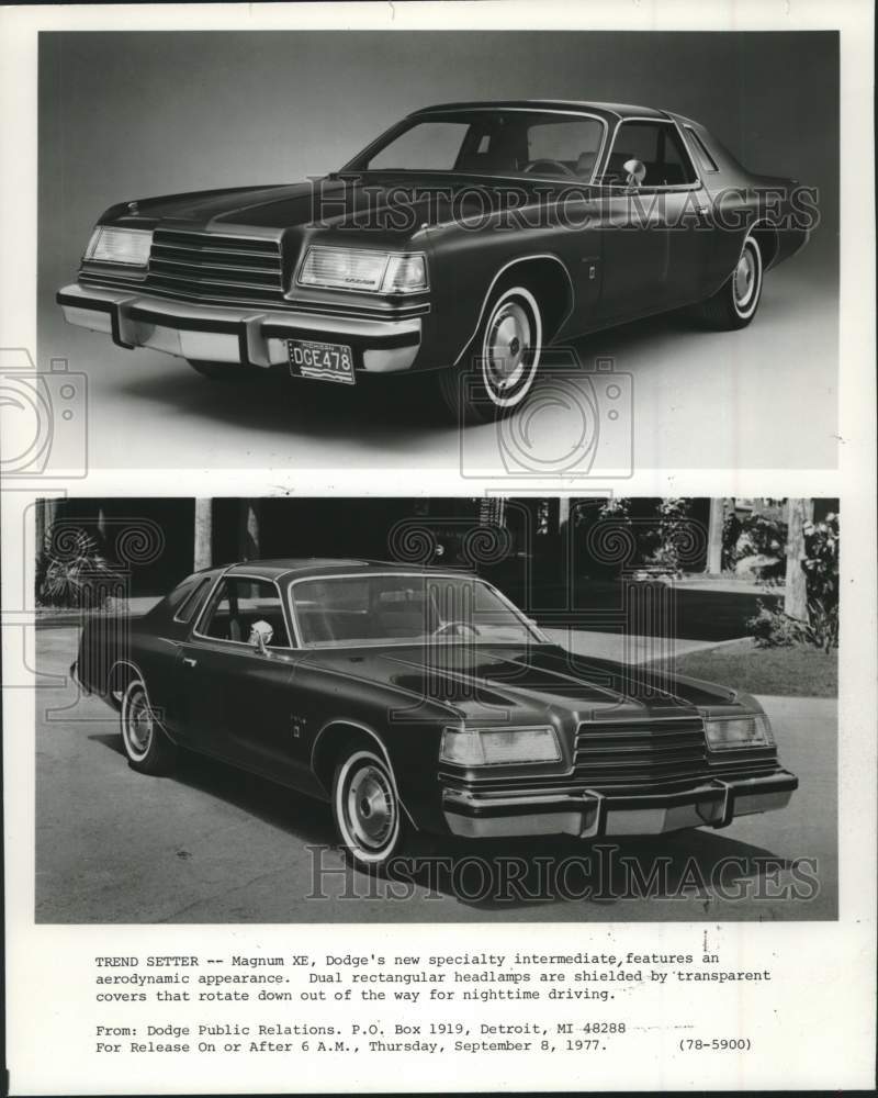 1978 Press Photo Dodge Magnum XE - mjc29850 - Historic Images