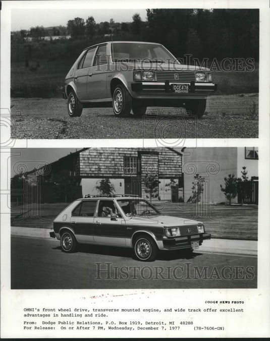 1978 Press Photo Dodge Omni - mjc29851 - Historic Images