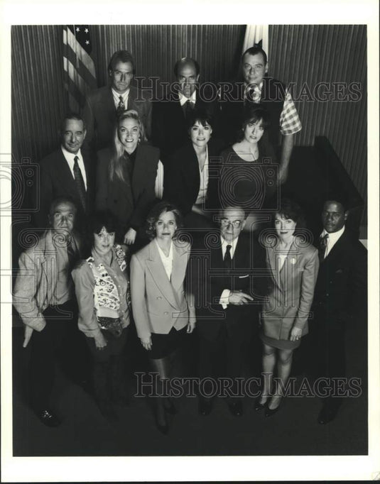 1992 Press Photo Cast of "L.A. Law" in sixth season. - mjc29884 - Historic Images