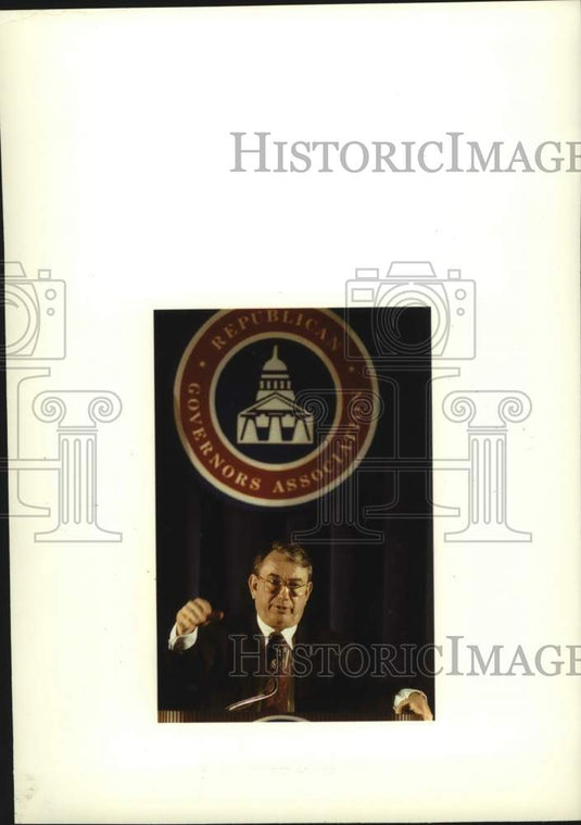 1992 Press Photo Governor Tommy Thompson at Republican Governors Association - Historic Images