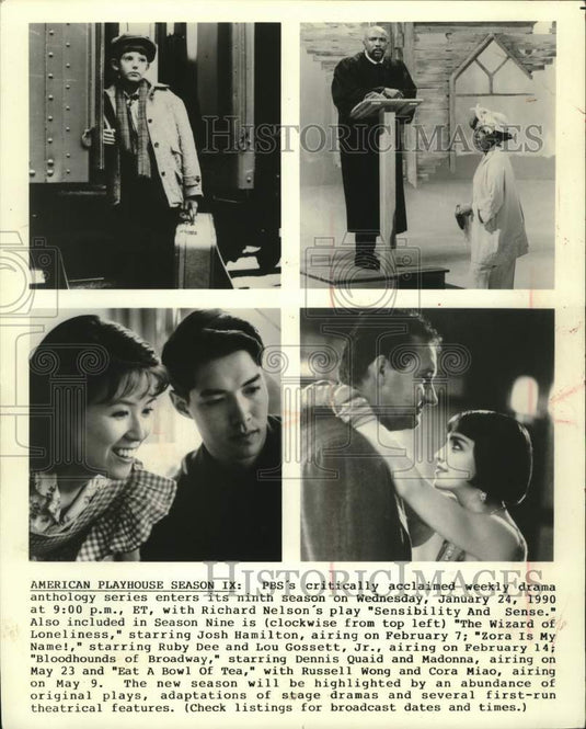1990 Press Photo Scenes from American Playhouse Season IX - mjc29979 - Historic Images