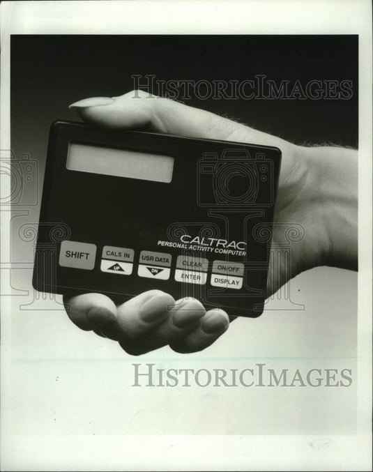 1983 Press Photo Caltrac physical fitness device to estimate energy consumption - Historic Images