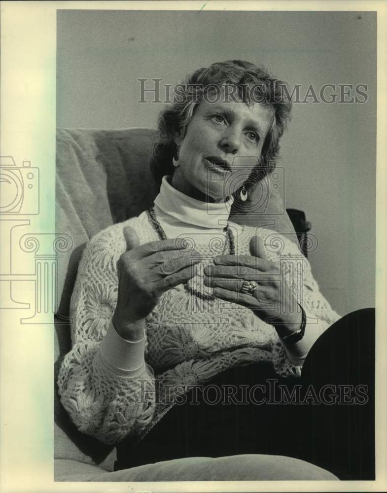 1985 Press Photo Onzie Stevens, a Milwaukee therapist, Wisconsin - mjc30241 - Historic Images