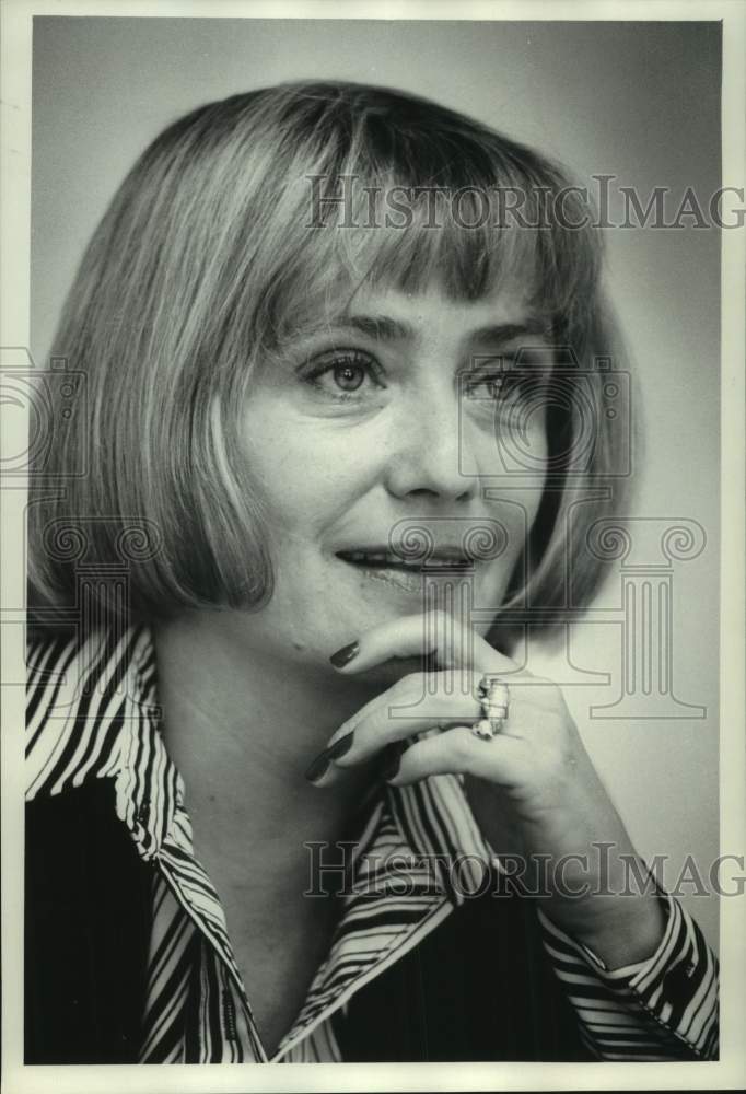 1979 Press Photo Janet Steiger, widow of Representative William Steiger - Historic Images