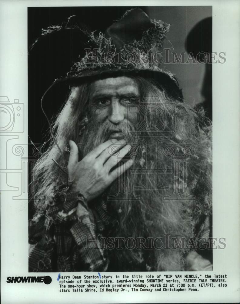 Press Photo Actor Harry Dean Stanton in &quot;Rip Van Winkle&quot; - mjc30291 - Historic Images