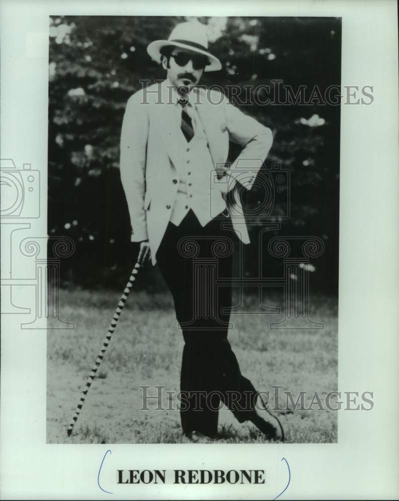 1986 Press Photo Leon Redbone - mjc30331 - Historic Images