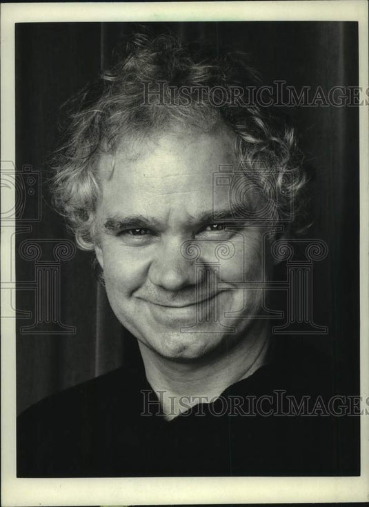 1986 Press Photo Michael J. Pollard in "Leo & Liz in Beverly Hills" - mjc30366 - Historic Images