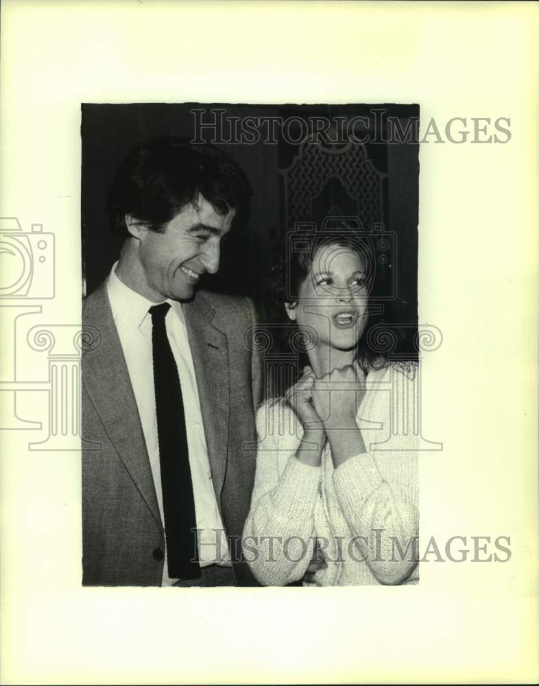 1980 Press Photo Gilda Radner and Sam Waterston at New York party - mjc30435 - Historic Images