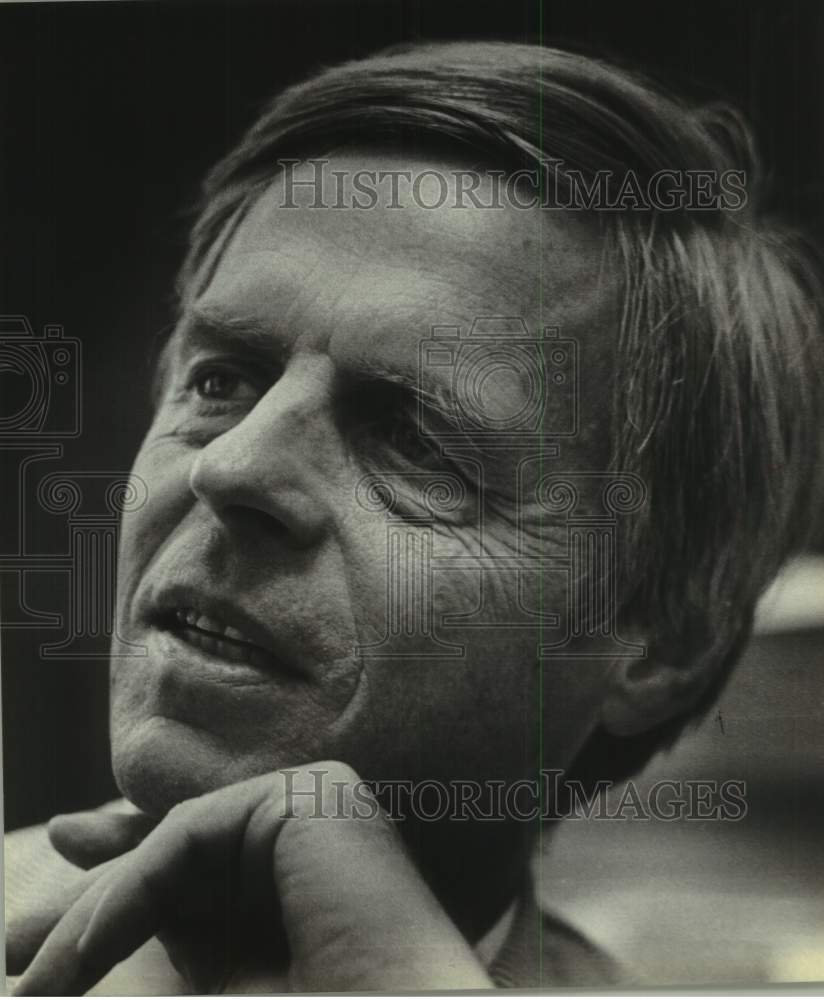 1979 Press Photo Journalist George Plimpton - mjc30472 - Historic Images