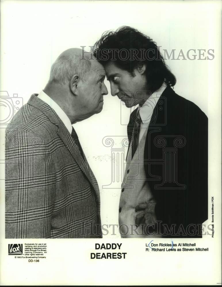 1993 Press Photo Don Rickles &amp; Richard Lewis in &quot;Daddy Dearest&quot; - mjc30497 - Historic Images