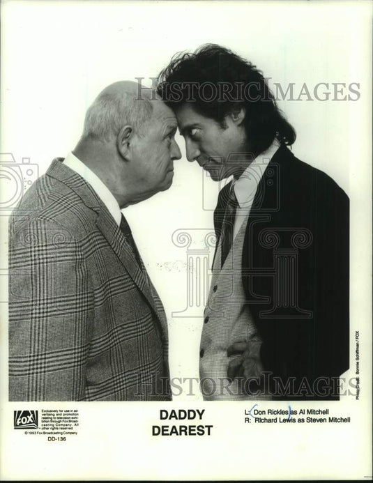 1993 Press Photo Don Rickles & Richard Lewis in "Daddy Dearest" - mjc30497 - Historic Images