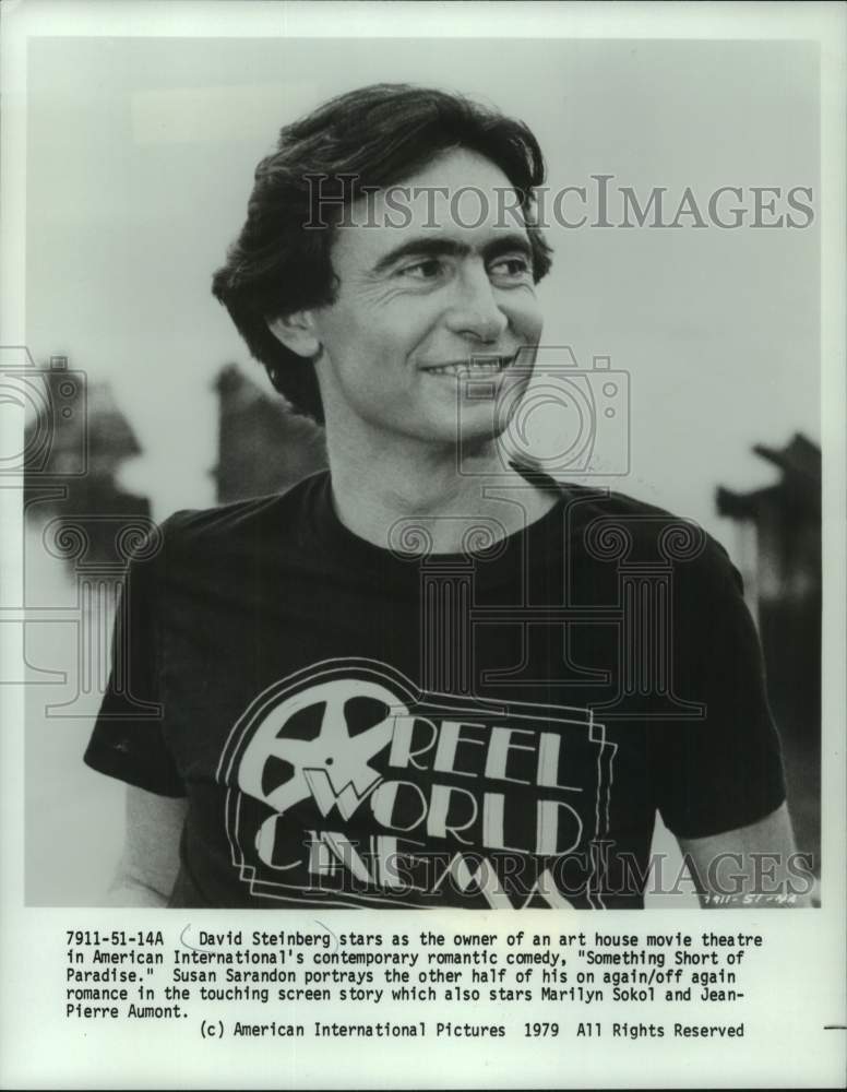 1979 Press Photo Actor David Steinberg stars in &quot;Something Short of Paradise&quot; - Historic Images
