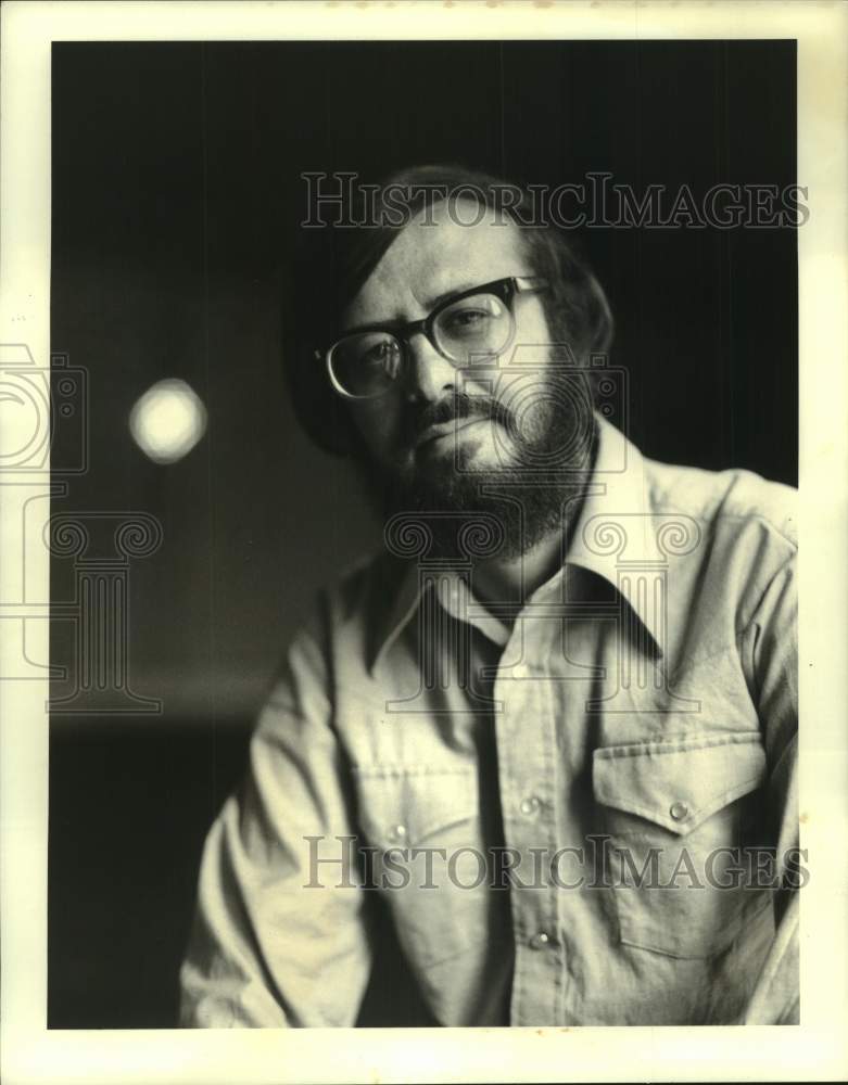 1976 Press Photo Daniel Stein, playwright of &quot;The Trial Of The Make&quot; - mjc30621 - Historic Images