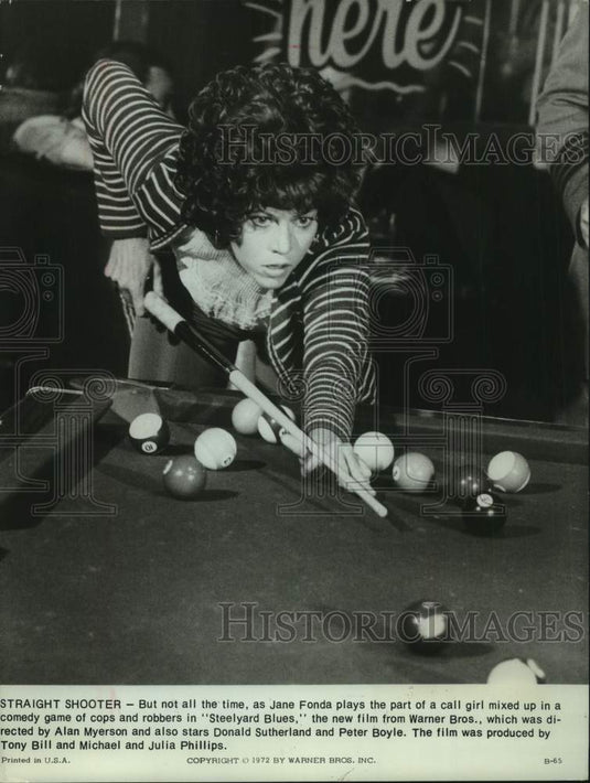1972 Press Photo Jane Fonda in "Steelyard Blues" - mjc30644 - Historic Images