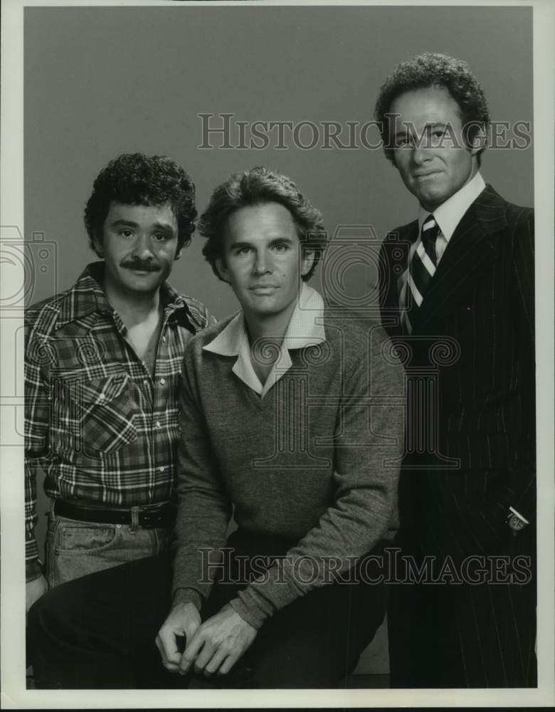 1978 Press Photo Actor Dack Rambo and cast of &quot;Sword of Justice&quot; - mjc30715 - Historic Images