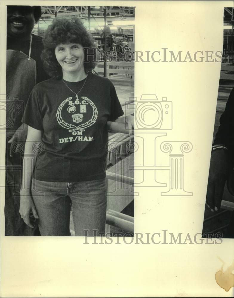 1985 Press Photo Irene Hall, General Motors employee - mjc30824 - Historic Images