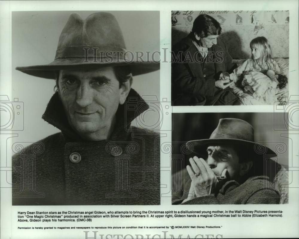 1985 Press Photo Harry Dean Stanton in &quot;One Magic Christmas&quot; - mjc30924 - Historic Images