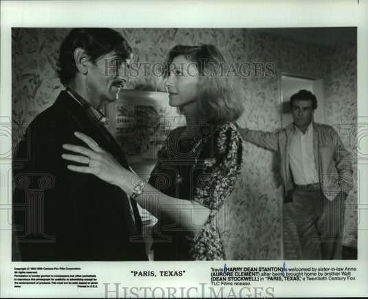 1985 Press Photo Harry Dean Stanton and others in "Paris, Texas" - mjc30925 - Historic Images