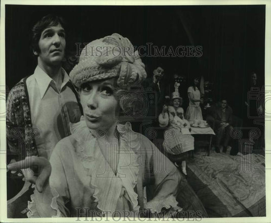 1970 Press Photo Cast of "Beggar on Horseback" at The Repertory Theater - Historic Images