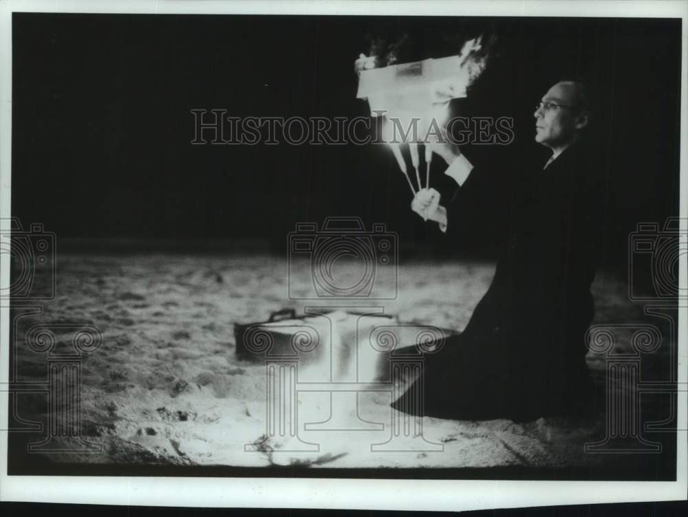 1992 Press Photo A scene from "The Dragon's Trilogy" play - mjc30953 - Historic Images