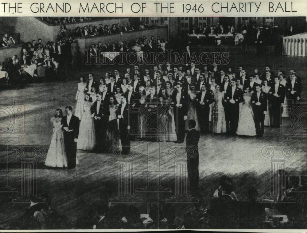 1946, Grand March of the 1946 Charity Ball, Wisconsin - mjc31084 - Historic Images