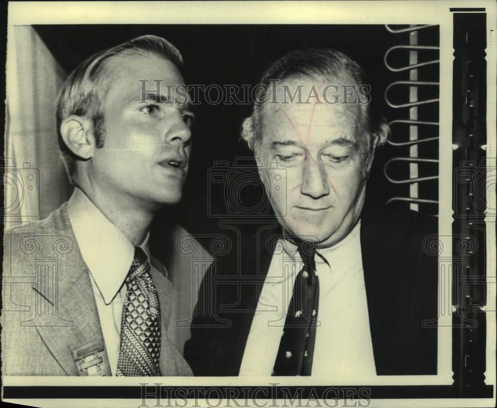 1972 Representative William A. Steiger and Senator Charles Mathias - Historic Images