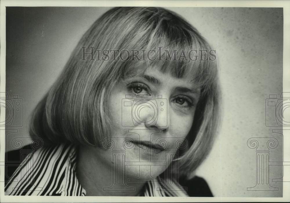 1979 Press Photo Representative William Steiger&#39;s widow, Janet Steiger - Historic Images