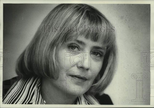 1979 Press Photo Representative William Steiger's widow, Janet Steiger - Historic Images