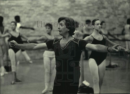 1986 Press Photo Basil Thompson, Milwaukee Ballet's Interim Artistic Director - Historic Images