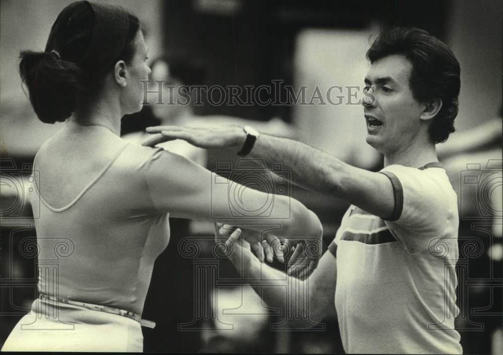 1981 Press Photo Basil Thompson, No. 2 Ballet Master of Milwaukee Ballet Company - Historic Images