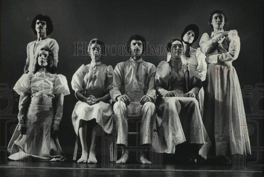 1975 Press Photo "Wisconsin Death Trip" Performance at University of Wisconsin - Historic Images