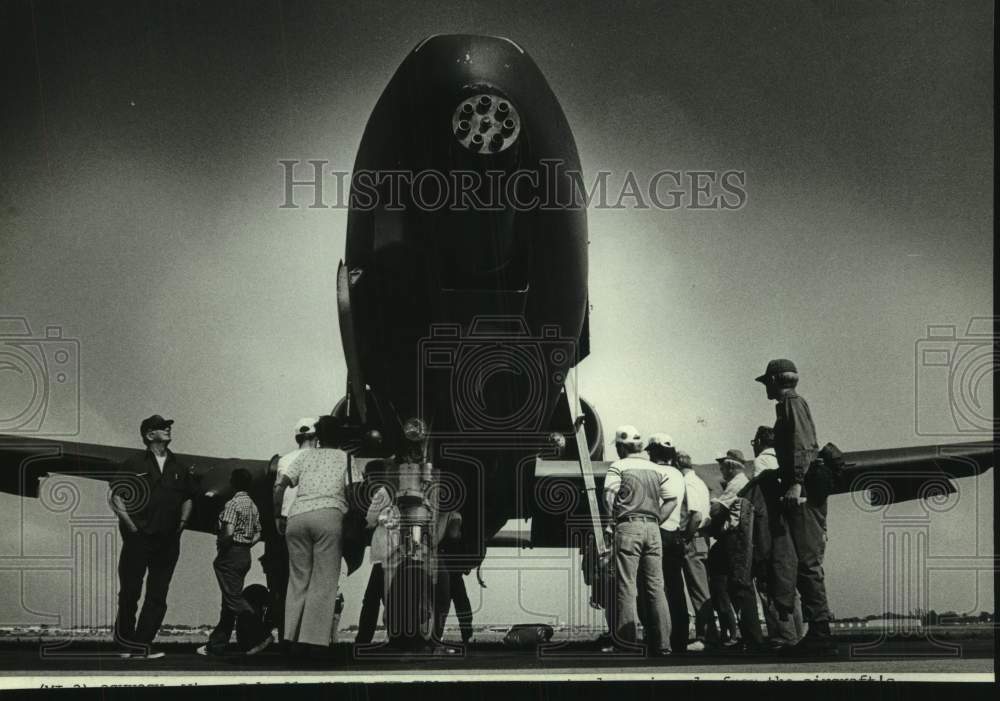 1982 Press Photo A-10 fighter, Experimental Aviation Association convention, WI - Historic Images