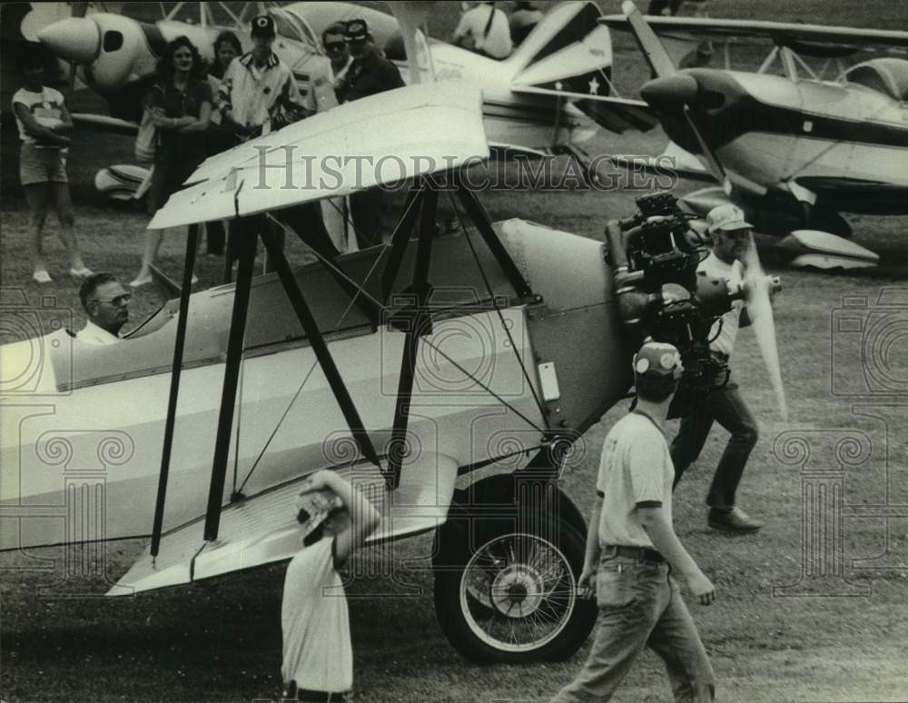 1983 Press Photo plane parking, Experimental Aviation Association convention, WI - Historic Images