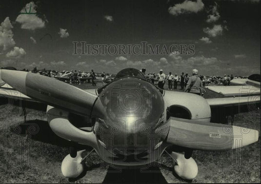 1984 Press Photo Plane at Experimental Aircraft Association Convention - Historic Images