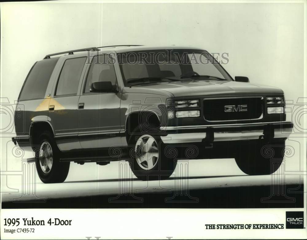 1995 Press Photo Yukon 4-Door Automobile by GMC Truck, General Motors Inc. - Historic Images