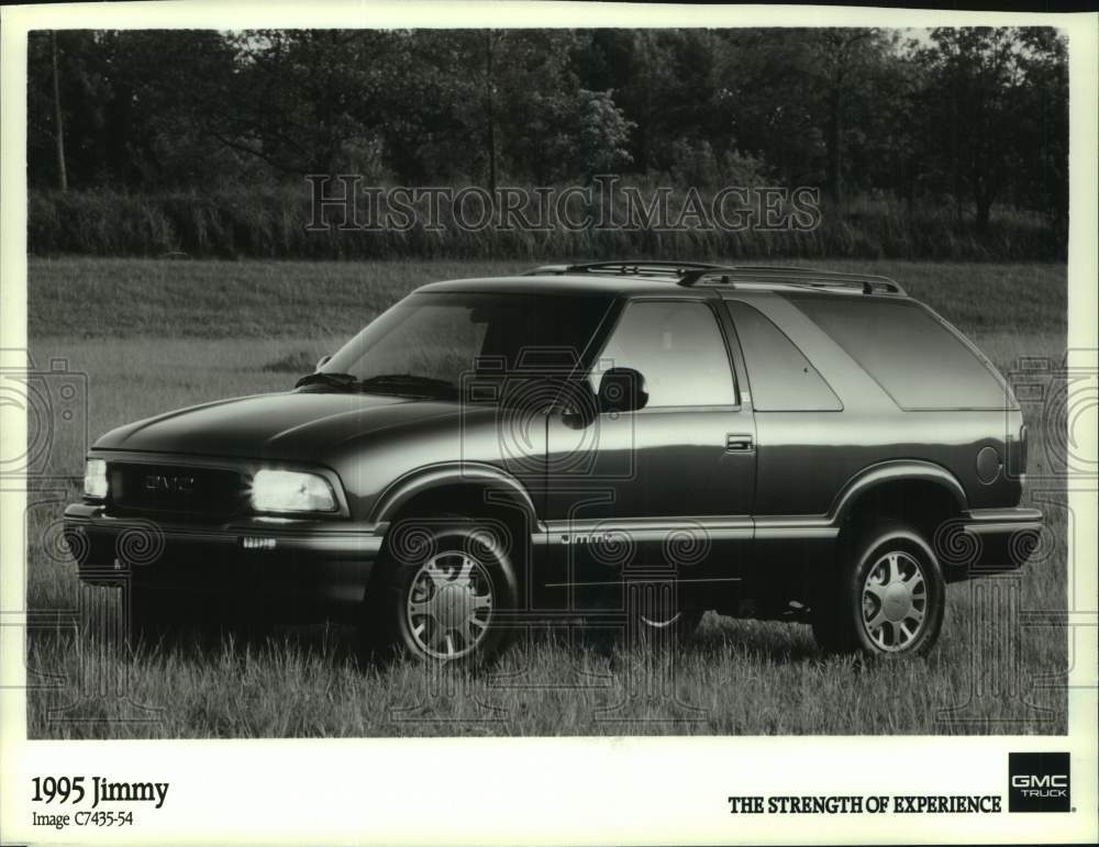 1995 Press Photo Jimmy, GMC&#39;s sporty 1995 two door automobile - mjc31608 - Historic Images