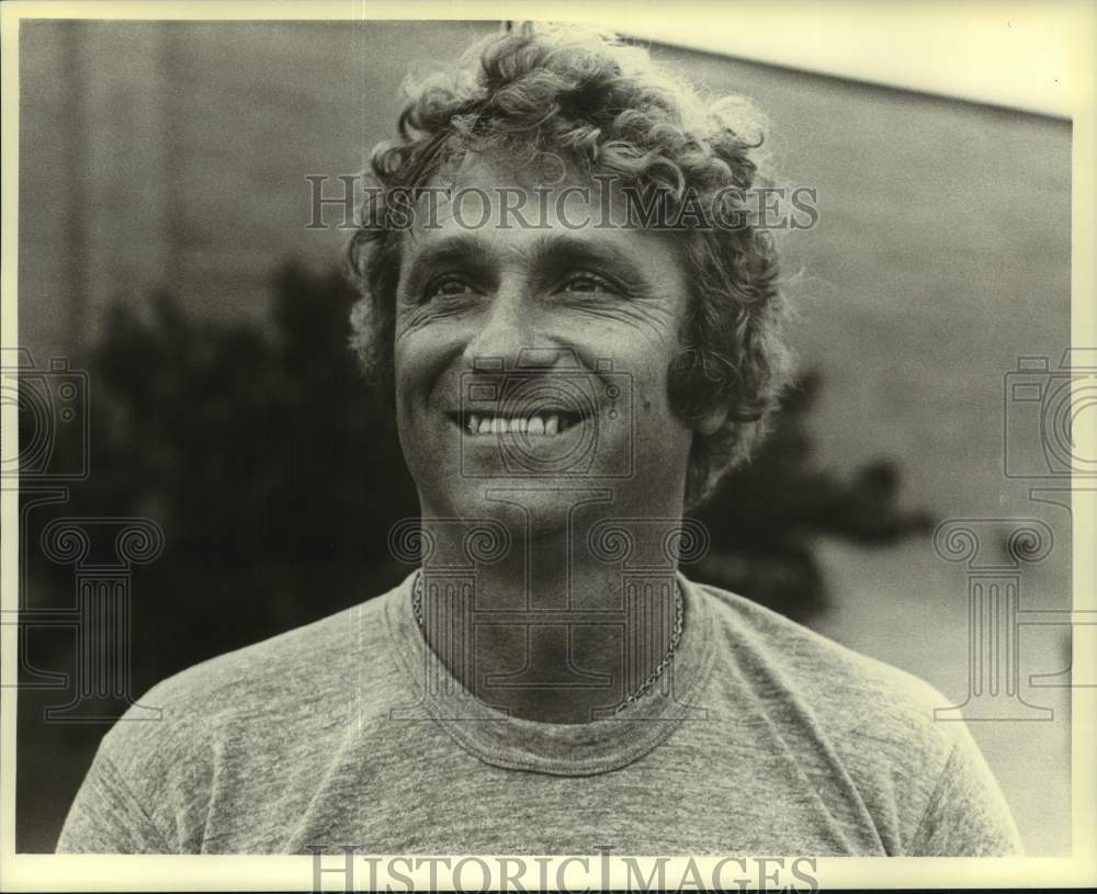 1984 Press Photo Ron Steiner, University of Wisconsin-Stevens Point football. - Historic Images