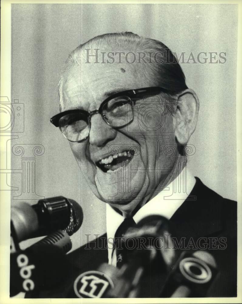 1982 Press Photo Senator John C. Stennis, Jackson, Mississippi - mjc31707 - Historic Images