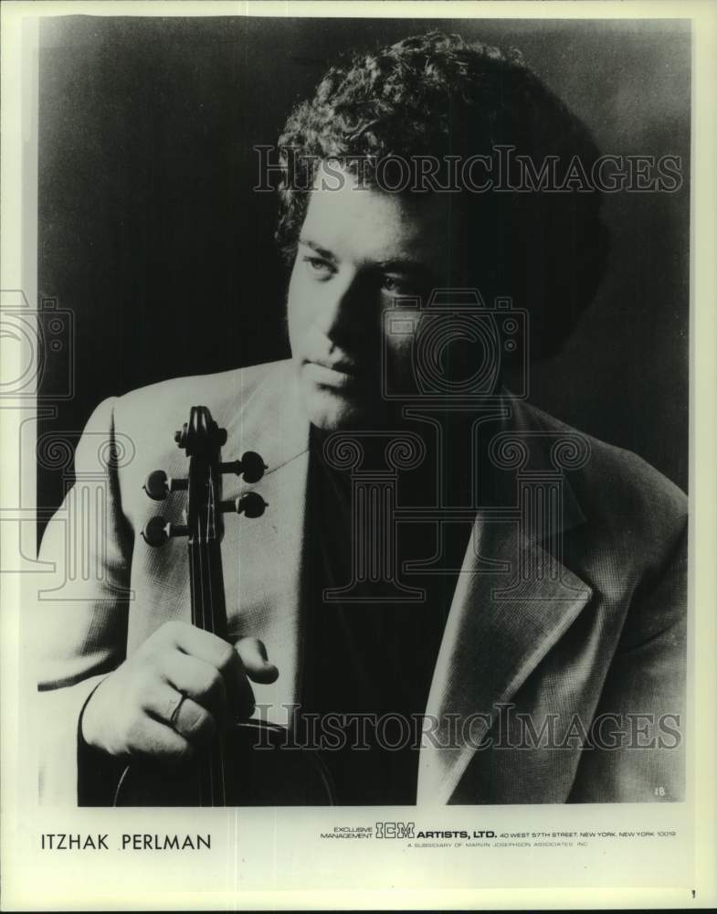 1983 Press Photo Violinist Itzhak Perlman - mjc31790 - Historic Images