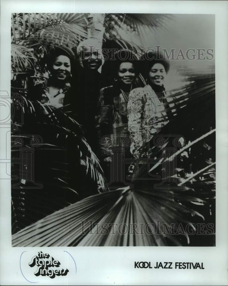 1976 Press Photo The Staple Singers, Kool Jazz Festival - mjc31896 - Historic Images