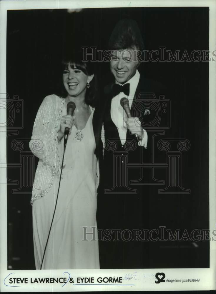 1980 Press Photo Singers Steve Lawrence &amp; Eydie Gorme - mjc31951 - Historic Images