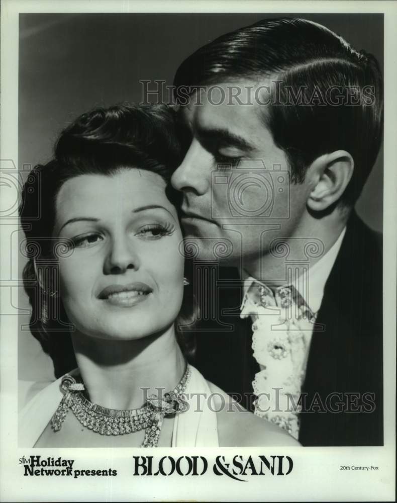 1981 Press Photo Tyrone Power and Rita Hayworth Star in "Blood & Sand" - Historic Images
