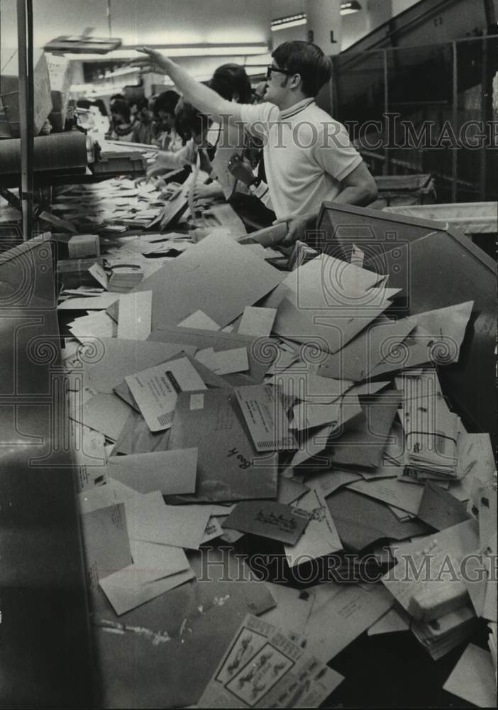 1969, Mail sorting at Milwaukee Post Office - mjc32139 - Historic Images
