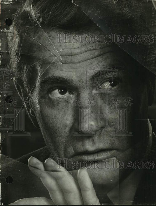 1968 Press Photo Darren McGavin plays a private detective in "The Outsider" - Historic Images