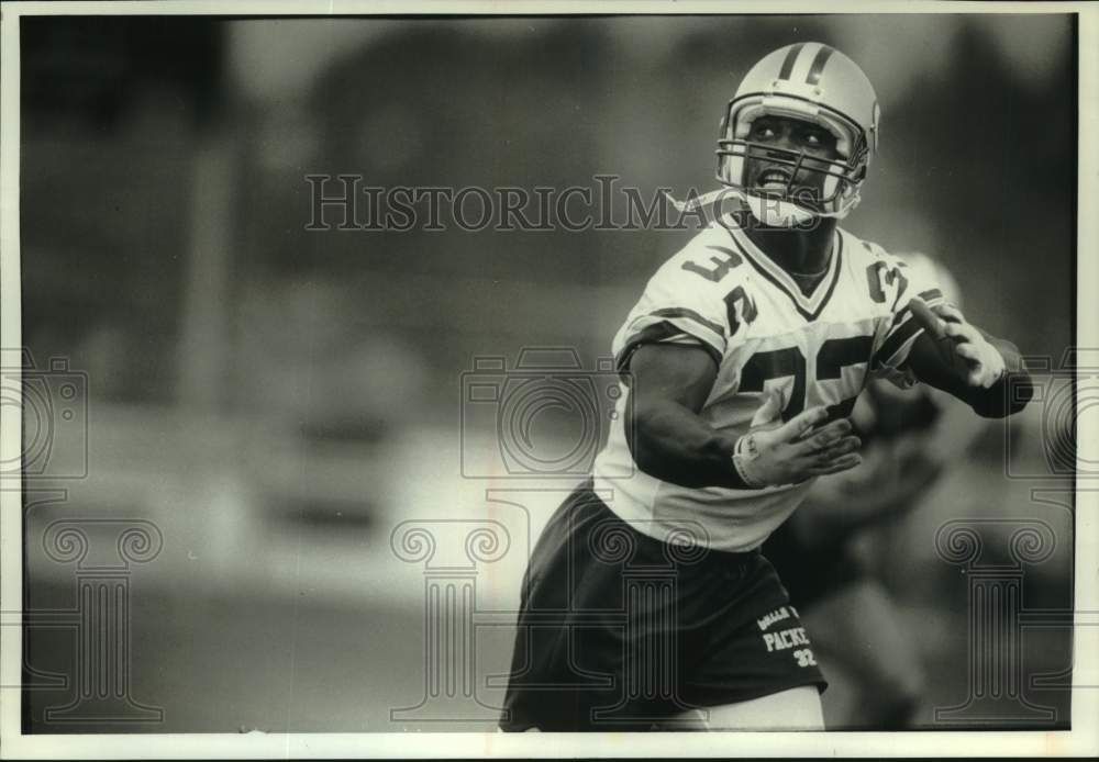1993 Press Photo Green Bay Packers&#39; halfback John Stephens - mjc32385 - Historic Images