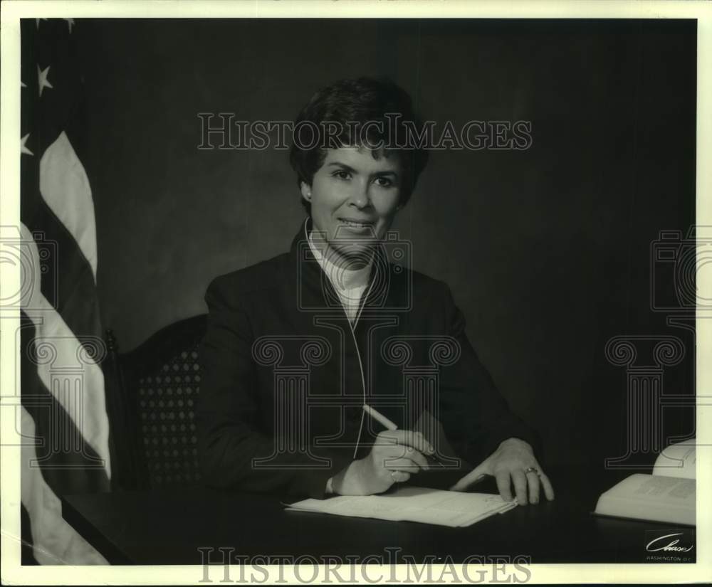 1981 Press Photo Nancy Harvey Steorts, Consumer Products Safety, Washington - Historic Images