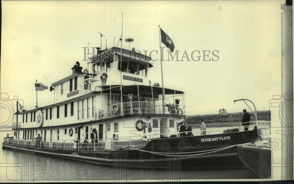 1975 Press Photo 1932 vintage river tug refurbished for Bicentennial, Memphis - Historic Images