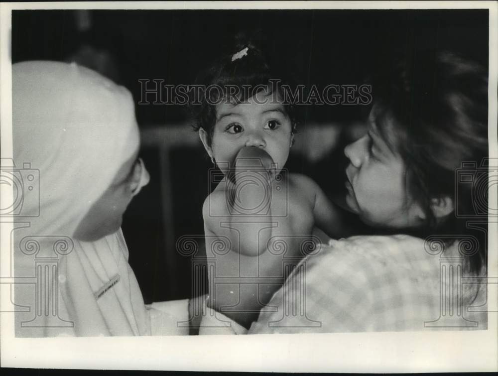 1965, Little Debra with her mother and Sister Emilie - mjc32768 - Historic Images
