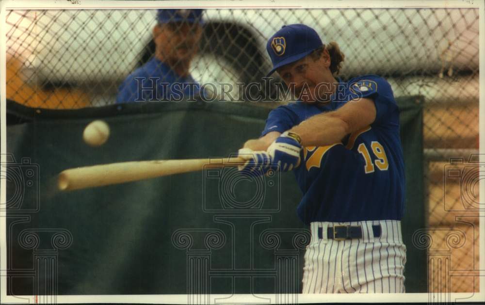 1992 Press Photo Robin Yount, Milwaukee Brewers - mjc33016 - Historic Images